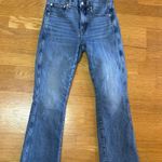 Madewell  Cali Demi Boot Coastal Cowgirl Western Preppy Ankle Raw Hem Jeans 27 Photo 1