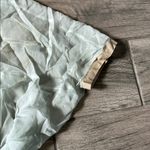 Philosophy di Alberta Ferretti Cream Flutter Sleeve Blouse Tan Size 10 Photo 4