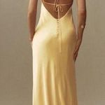 Reformation  Jeany Backless Silk Formal
Long Maxi Dress Sunshine Yellow size XLP Photo 1