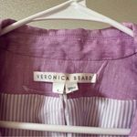Veronica Beard  Aaliyah Linen Dickey Jacket in Heathered Orchid Sz 4 Photo 7