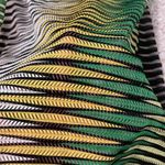 Multicolor green mesh mini dress size small #45 Photo 4