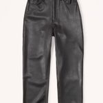 Abercrombie & Fitch Abercrombie Vegan Leather Ankle Straight Pant Photo 5