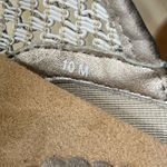 Baretraps  Flossey Silver Woven Cork Wedge Sandal Comfort Slip On Women’s Size 10 Photo 9