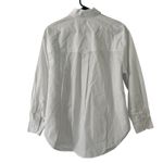 Madewell  Women's Oversized White Button Up Cotton Long Sleeve Shirt XS New Photo 7