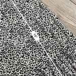 American Eagle  leopard print black white mini skirt Photo 2