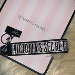 Victoria's Secret 
Rhinestone Logo Wristlet Keychain Strap Photo 1