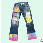 American Eagle Outfitters Women's Patchwork Jeans - Multicolor Photo 1