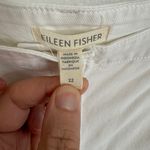 Eileen Fisher Cotton Hemp Tapered Chino Trouser Pant in White Sz 22 Plus Size Photo 5