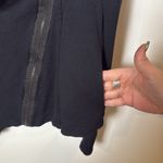 H by Bordeaux HEATHER by bordeaux Black Asymmetrical Zip Up Jacket Women's Size S Photo 3