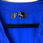 Lulus Lulu’s Lilya Blue Long Sleeved Satin Wrap Dress Size XS Photo 8