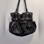 B. Makowsky Black Leather Shoulder Bag Photo 5