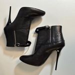 Giuseppe Zanotti Black Leather Stiletto Heeled Ankle Boots Size 39 Size 9 Photo 3