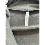 Bella D Short Sleeve Wrap Cowl Neck Belted Knit Mini Dress Dark Green Size S Photo 7