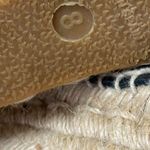 Soludos  Black & Tan Leather Wedge Espadrille Heel Shoes 8 Photo 5