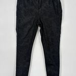 7 For All Mankind  Skinny Jeans 29 Black Coated Snake Print Faux Leather Look Photo 0