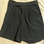 Target Women’s Future Collective Relaxed Pleated Front Trouser Shorts Black Photo 2