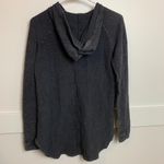 Almost Famous  Dark Gray Distressed Waffle Knit Hoodie Photo 1