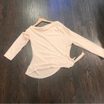 ASTR the label Soft Peach Knit Top One Shoulder Photo 7