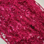 Hot Pink Faux Fur Coat M Size M Photo 11