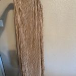 Gold/bronze cross neck long dress Gold Photo 1