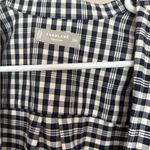 Everlane  boxy Oxford in ocean plaid, xxs Photo 3