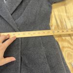Calvin Klein Tench Overcoat Charcoal Gray Angora Wool Womens Size 4 Regency Photo 11