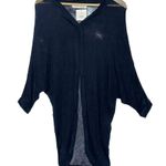 Anthropologie Bishop + Young Black Knit VNeck Batwing Long Sleeve Sweater Sz S/M Photo 1