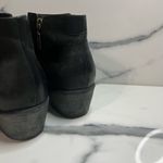 Clarks Artisan | Black Distressed Western Gelata Flora Ankle Booties Sz 7.5 Photo 3