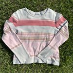 Covington Striped Pink and White Long Sleeve Top Photo 0