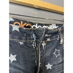 Akademiks Jeans Juniors 14W Blue Dark Wash Star Print Straight Leg Denim Photo 3