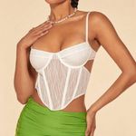 SheIn White Corset Top Photo 0