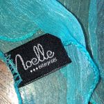 Noelle Light Blue Sheer Boho Scarf Wrap Photo 2