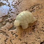 Artisan Jade Green Carved Genuine Stone Pendant Charm Figurine Large Photo 2