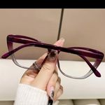 Cat Eye Anti Blue Light For Women Reading Glasses Classic Presbyopic Glasses New Purple Photo 2