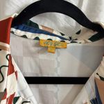 Verge Girl VRG GRL Geometric Button Up Blouse. Size 10.  Photo 2