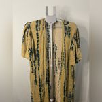 Maurice's  Olive Navy Tie Dye Rayon‎ Kimono Flutter Sleeve medium Photo 1