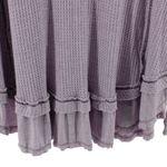We The Free Laguna Thermal Blouse Top Coastal Beach Bohemian in Lavender Size L Photo 5