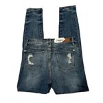 Judy Blue NWT,  High Waist Pinstripe Patch Skinny Jeans Photo 7