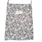 April Cornell Floral Cotton Tote Cottagecore Shoulder Bag Lilac Purple Photo 0