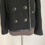 Tory Burch sz S 100% Wool knit collared button coat Photo 2