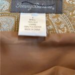 Tommy Bahama Gold Paisley 100% Silk Lined Pencil Skirt Size 6 Photo 8