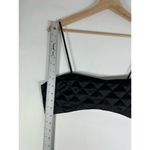 LIONESS Supernatural Black Quilted Cropped Top M Photo 4