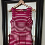 Taylor | Dresses | Taylor Cotton Jacquard Fit Flare Dress | Poshmark Size 6 Pink Photo 4
