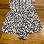 American Eagle Romper Womens Size XS White Button Front Sleeveless Casual Boho Photo 2