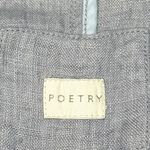 Poetry Blue 100% Linen Lightweight Blazer Jacket Sz 6 Pockets Unlined Lagenlook Photo 5