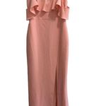 Likely NEW NWT Shania Ruffle Maxi Gown In Peach Photo 2