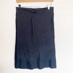 MikaRose  Black Pleated A Line Skirt Photo 0