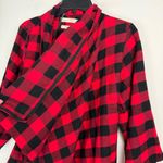 Woolrich NWT Pemberton Wrap Cardigan Sz M/L Buffalo Plaid Check Cotton Photo 4