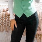 Sincerely Jules Light Green Button Up Vest Photo 2