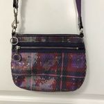 Coach Poppy Plaid Sequin Crossbody Shoulder Collectible Bag EUC Photo 1